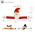 thumbnail image 2 of Luxtrada 2/1 Pack Christmas Curtain Buckle Tieback Doll Curtain Hook for Window Living Room Decorations Santa Snowman About 20 Inch in Length, 2 of 9