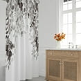 thumbnail image 3 of Black and White Eucalyptus Shower Curtain for Bathroom with 12 Hooks,Waterproof Enhanced Shower Curtains with Plant Leaves,Floral Shower Curtain Inspired by Nature for Decoratin-72 x72, 3 of 6