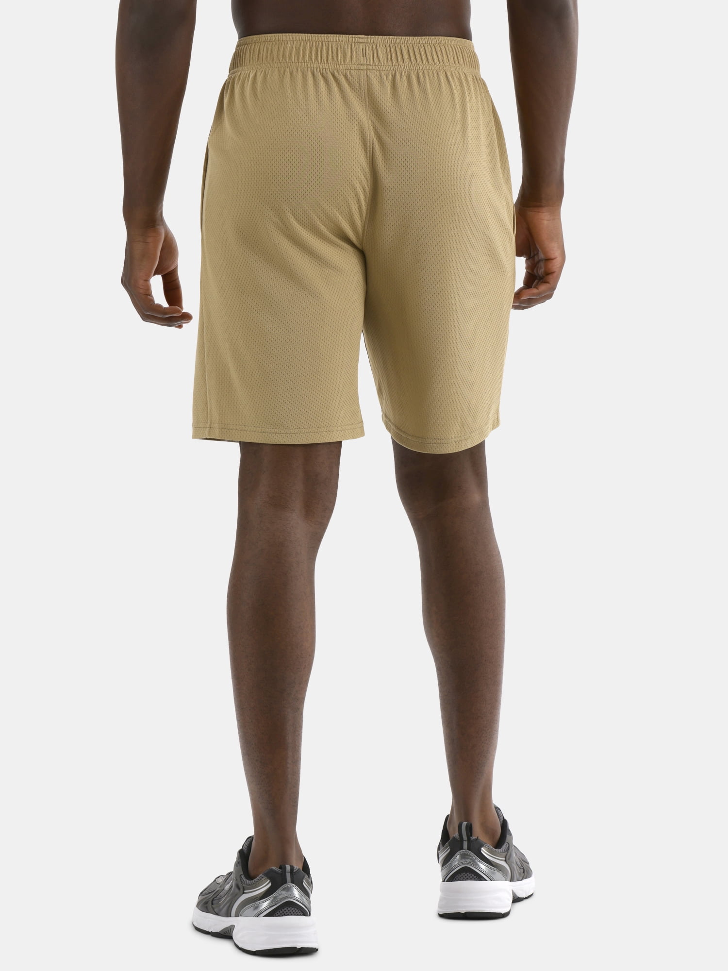 Athletic Works Men's and Big Men's Active Mesh Shorts, 9" Inseam, Sizes XS-5XL