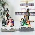 thumbnail image 6 of Christmas Village House with Lights,Christmas Decor Gifts,Christmas Village Sets Decoration,Christmas Collectible Figurines Christmas Decorations Indoor Home Decor,1PC, 6 of 6