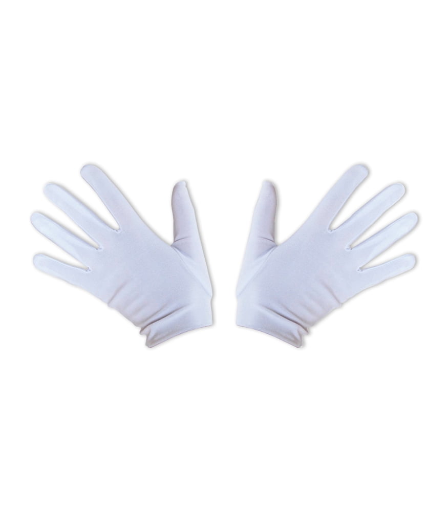 Child Size White Gloves - Apparel Accessories - 2 Pieces