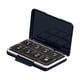 thumbnail image 5 of Pastillero de viaje, dispensador de tabletas, resistente, portátil, pequeño, pastillero, contenedor de pastillas con divisores para viajes al aire Azul oscuro, 5 of 9