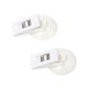 thumbnail image 4 of 2x Clip de ventosa para coche, ventosa para gafas de sol, ventosa redonda reutilizable Blanco, 4 of 7