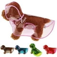 thumbnail image 4 of Imperméable pour Animaux de Compagnie à Capuche Réutilisable en Plastique Imperméable pour Chiot Manteau Transparent Vêtements de Pluie pour Chien, 4 of 9