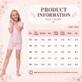 thumbnail image 6 of Girls Lapel Button Down Pajama 2 Piece Set Short Sleeve Top and Shorts Kids Sleep Loungewear, 6 of 6