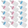 thumbnail image 5 of 24 biberones transparentes con forma de mini biberón de dibujos animados, decorativos y decorativos, para baby shower (12 azules y 12 rosas), 5 of 5