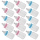 thumbnail image 5 of 24 biberones transparentes con forma de mini biberón de dibujos animados, decorativos y decorativos, para baby shower (12 azules y 12 rosas), 5 of 5