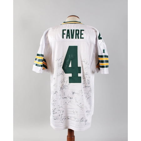 1996 Green Bay Packers Super Bowl Champs Team Signed 40 Sigs Jersey JSA COA