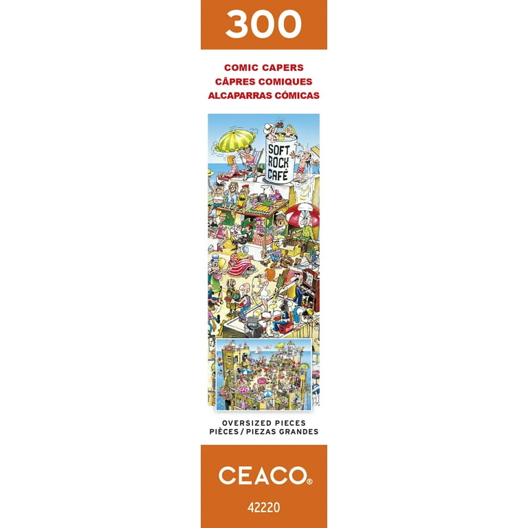 Ceaco Comic Capers Softrock Café 300 Piece Jigsaw Puzzle - Walmart.com