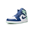 thumbnail image 4 of JORDAN MENS Air Jordan 1 Mid "Blue Mint" 554724 413 554724 413 from Stadium Goods, 4 of 8