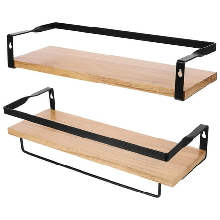 FRCOLOR  Shower Shelves Wall-mounted Storage Rack Floating