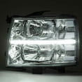 thumbnail image 6 of PIT66 LED Replace Chrome/Clear Lens Corner Lamp Headlight Fit For 07-14 Chevy Silverado, 6 of 9