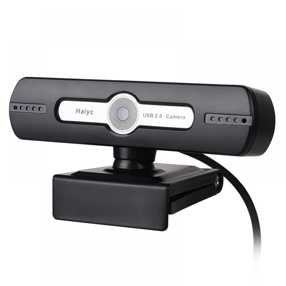 720P Webcam with Microphone - Streaming Webcam with 360 Degree Rotation Function Plug&Play USB Webcam for Calls/Conference  Zoom/Skype/YouTube  Laptop