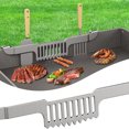 thumbnail image 1 of SUNSIOM Grease Gate Spatula Holder for Blackstone Griddle, 11.8 Inch Metal Mesh Hollow Out Hold Rack BBQ Accessories, 1 of 8