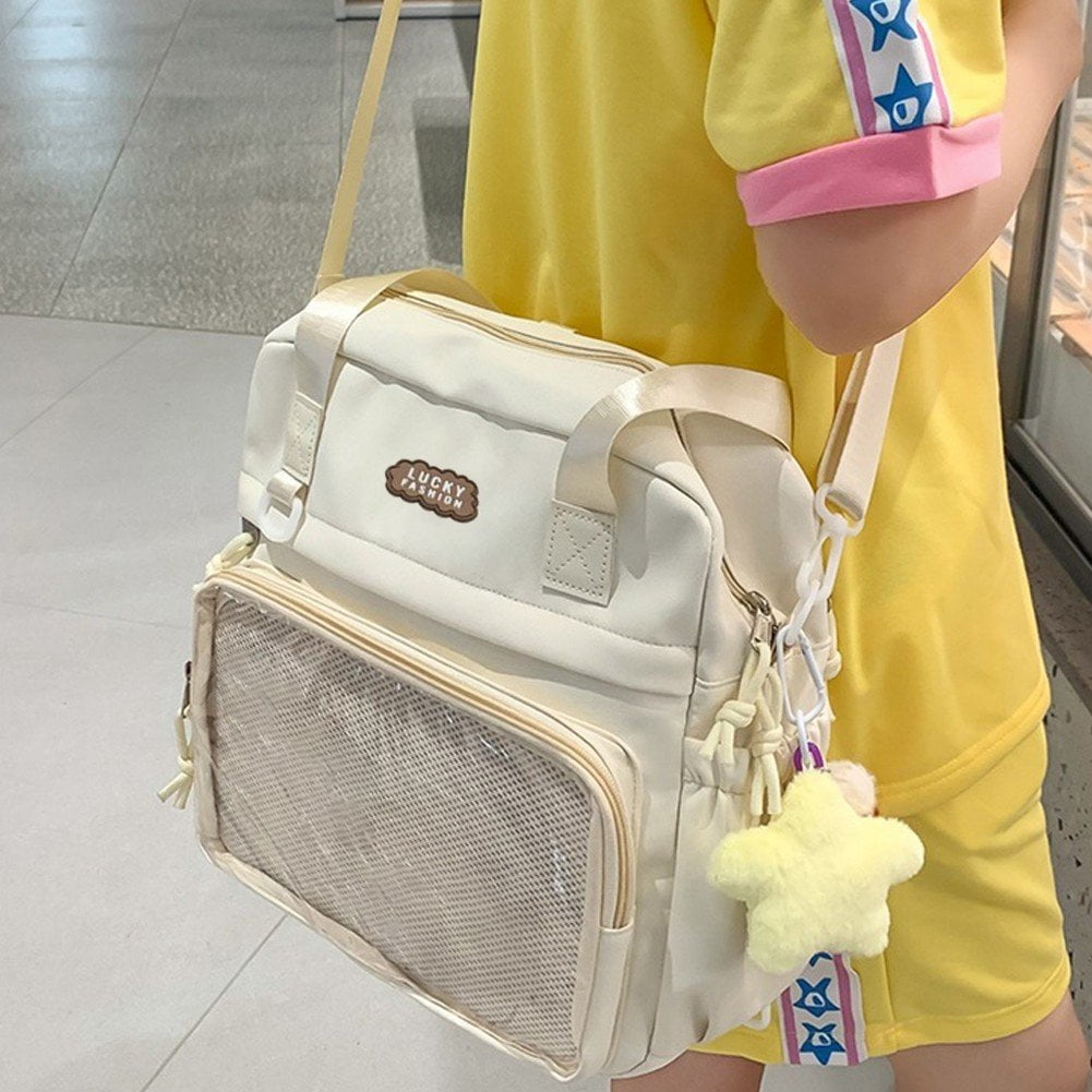 Jiibva Ita Bag Kawaii Backpack Women Crossbody Bag Large Capacity Messenger Bag Japanese JK Uniform Handbags Lolita Shoulder