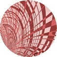 thumbnail image 1 of Ahgly Company Machine Washable Indoor Round Transitional Pastel Pink Area Rugs, 6' Round, 1 of 7