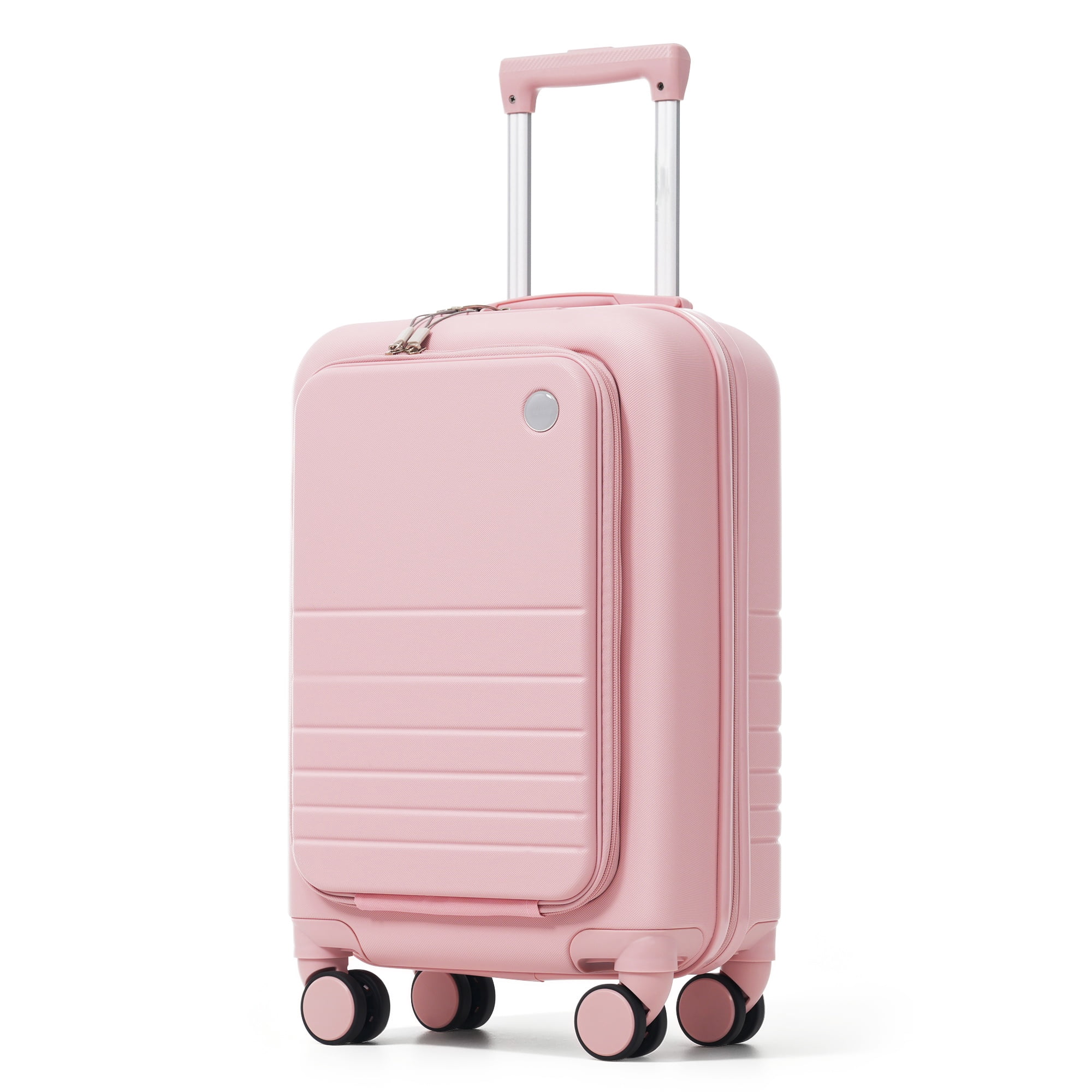 2-Piece Luggage Set, 20" Carry-On & Travel Bag, USB Port, 360° Wheels, Expandable Design