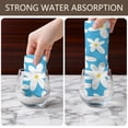 thumbnail image 6 of 6 Pcs Funny Kitchen Towels,White Cartoon Dinosaurs Geometric Shapes Pattern Microfiber Dish Towels,Kitchen Tea Towels,Kitchen Towel Set (18" X 26"), 6 of 7