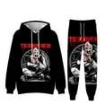 thumbnail image 3 of Terrifier Drawstring Hoodie & Pants Set Tracksuit Sportwear 2-Piece Outfit Set, 3 of 6