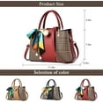 thumbnail image 5 of Womens Purses and Handbags Shoulder Bag Ladies Designer Satchel Messenger Tote Bag, 5 of 7