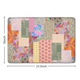 thumbnail image 5 of Pioneer Flower Floral Print Flannel Non Slip Door Rugs,Washable Door Mats Indoor,Decorative Door Mats,Dirt-Resistant and Absorbent Doormat for Entrance,Bedroom,Kitchen,Bathroom,23.5"x16", 5 of 5