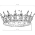 thumbnail image 6 of Queen Crown Rhinestone Wedding Crowns and Tiaras for Women Costume Party Hair Accessories Princess Birthday Crown Crystal Bridal Crown, 6 of 12