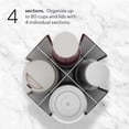 thumbnail image 4 of Mindspace Cup and Lid Holder Coffee Station Organizer for Disposable Plastic and Coffee Cups Silver, 4 of 9