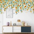 thumbnail image 1 of Sunflower Hanging Vine Ivy Wall Decals Flower Wall Stickers Bedroom Living Room TV Wall Door Decor Murals (Sunflower Hanging Vine), 1 of 4