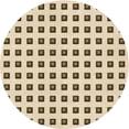 thumbnail image 1 of Ahgly Company Machine Washable Indoor Round Transitional Vanilla Gold Area Rugs, 7' Round, 1 of 7