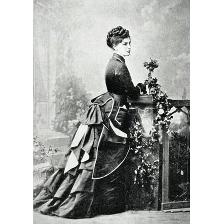 Miss Jenny Jerome Aka Lady Randolph Churchill 1854 To 1921 Mother Of Sir Winston Churchill From A Roving Commission By Winston S Churchill Published By Scribners 1930 Canvas Art - Ken Welsh Design Pi