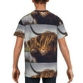 thumbnail image 5 of Wukai Yak Youth Unisex Short Sleeve T-Shirt for Boys, Girls, Teens, and Kids-X-Small, 5 of 7