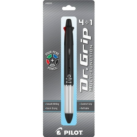 Pilot Dr Grip Pencil - Pilot, PIL36220, Dr. Grip Multi 4Plus1 Retractable Pen/Pencil, 1 Pack