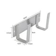 thumbnail image 2 of NICEXMAS Wall Mounted Pot Lid Holder Stainless Steel Kitchen Rack for Cutting Boards, 2 of 7