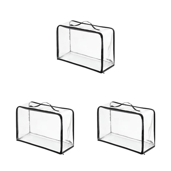 Matsuzay Bolsa de almacenamiento Cajas transparentes a prueba de polvo Pantalla Bolsas protectoras impermeables Organizador Colgante a prueba de Type1 NO1