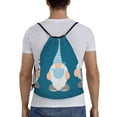 thumbnail image 2 of Bingfone Nurse Doctor Gnomes Drawstrings Backpacks Bags For Men Women Gym Drawstrings Bag, 2 of 9