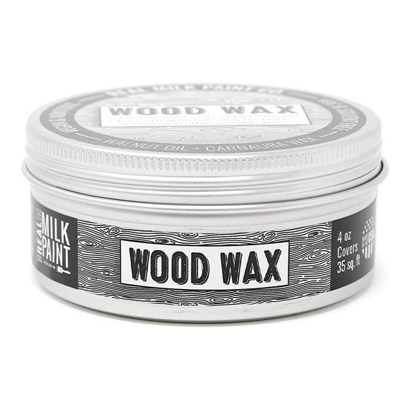 Real Milk Paint, Wood Wax for Finishing, Unfinished Furniture, Cutting Boards, Butcher Blocks, Food Grade, Vegan, 4 oz