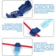 thumbnail image 5 of Riwesomey Terminal de crimpado de cable eléctrico, empalmes aislantes para electricista, conectores de Cable, accesorios de conexión de Herramientas eléctricas Azul, 5 of 6