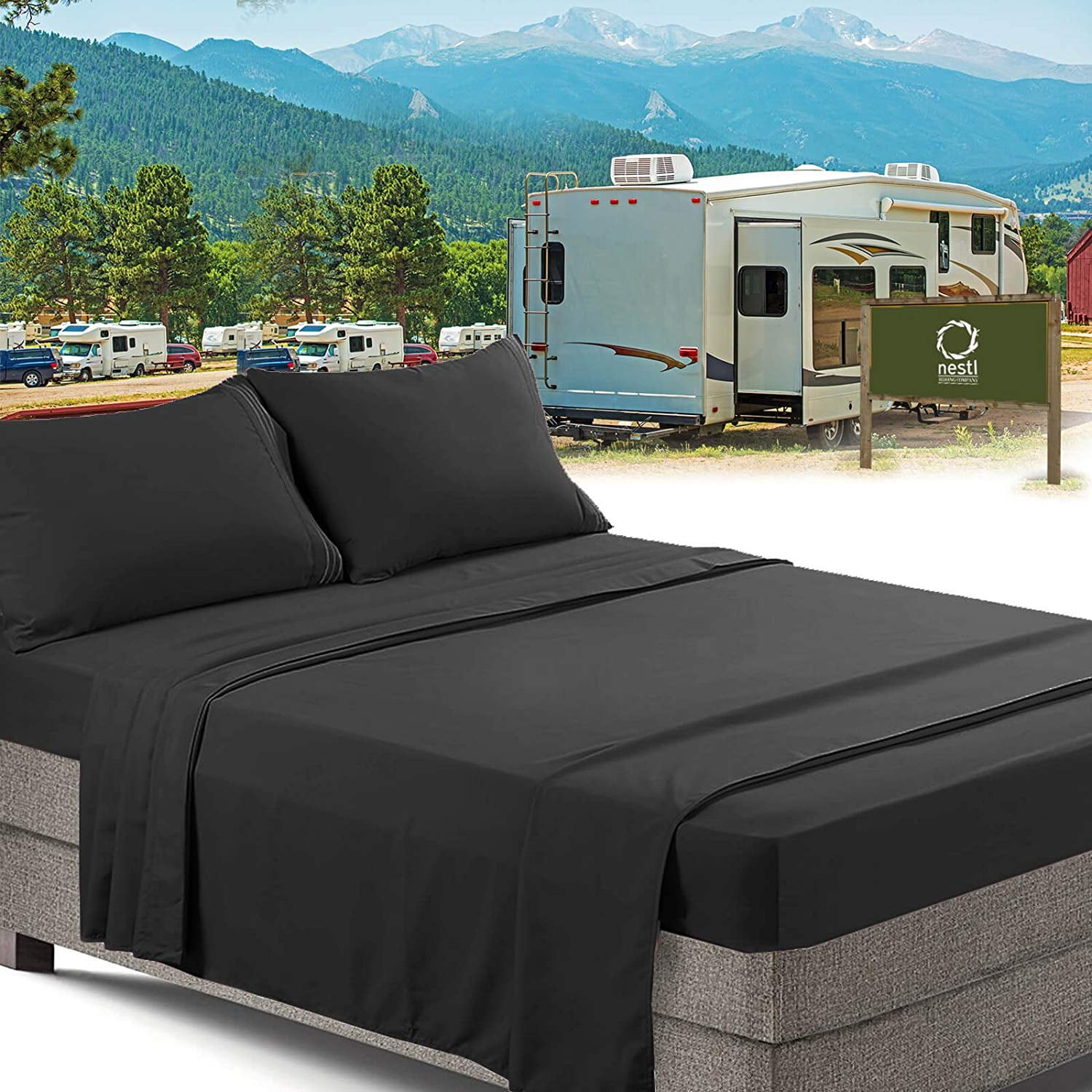 BYB Long Single Sheet Set - RV Bedding (Available in 