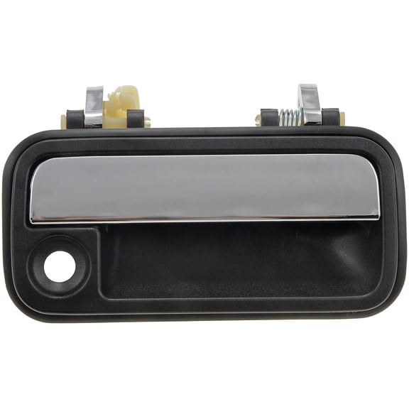 Dorman 77383 Front Passenger Side Exterior Door Handle for Specific Mazda Models, Black and Chrome