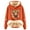 Orange, variant on Ugly Christmas Sweatshirts For Women Highland Cow Print Fleece Sherpa Lined Hoodies Casual Fashion Xmas Holiday Party Pullover Tops