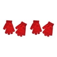 thumbnail image 2 of Minnieouse 1 par de guantes para niños Práctico Simple Práctico cubierta de mano Accesorio de ropa con color sólido para ropa de invierno Rojo Rojo 2piezas Minnieouse CBP201979, 2 of 6