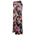 thumbnail image 1 of MixMatchy Women's Basic Foldable High Waist Regular and Plus Size Maxi Skirts, 1 of 4