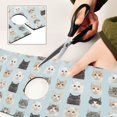 thumbnail image 6 of Yayeee Faucet Mat for Kitchen Sink 14.7" Diatomite Long Splash Guard Pad, Cute Cat Faces, 2 Pack, 6 of 7
