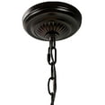 thumbnail image 2 of Amora Lighting AM282HL12B 12 in. Tiffany Style Floral Hanging Lamp, 2 of 4