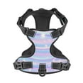 thumbnail image 4 of Lsque Striped Gradient Dog Harness, No-Pull Pet Harness with 2 Leash Clips, Adjustable Soft Padded Dog Vest with Easy Control Handle for Large Dogs-Large, 4 of 9