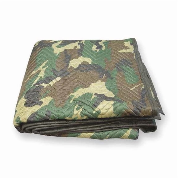 Manufacturer Varies Quilted Moving Pad,72 In. L,Camo,PK12 2NKT5
