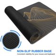 thumbnail image 6 of "Non-Slip Rubber Base Gaming Mouse Pad: Extra Large, 31.5x11.8inch Black Desk Mat - Waterproof and Durable with Stitched Edges", 6 of 7
