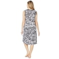 thumbnail image 2 of Dreams & Co. Plus Size Trapeze V-Neck Short Lounger, 2 of 6