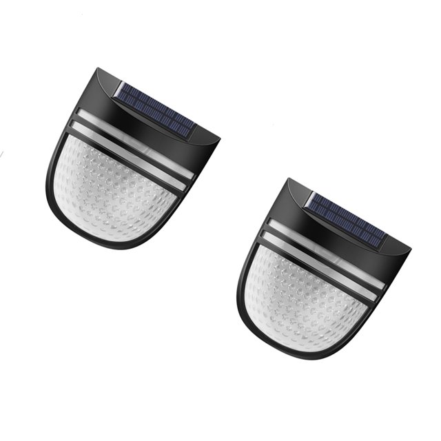 Kearding Paquete de 2 luces solares IP65 impermeables para caminos, paisaje urbano, lámpara brillante recargable, herramienta de iluminación decorativa Jardín y Patio Kearding HA065103-00