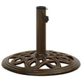thumbnail image 1 of CHOK Umbrella Base Bronze 15.7”x15.7”x12.6” Cast Iron, 1 of 8